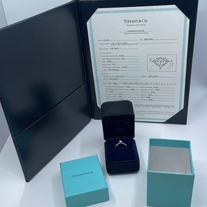 Tiffany & Co Diamond Platinum Engagement Ring